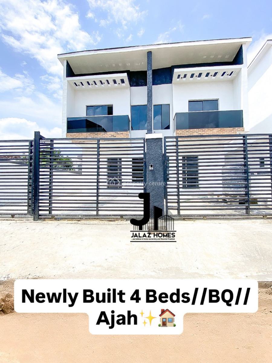 Brand New 4 Bedroom Semi Detached Home with a Bq, Ajah, Lagos, House for Sale