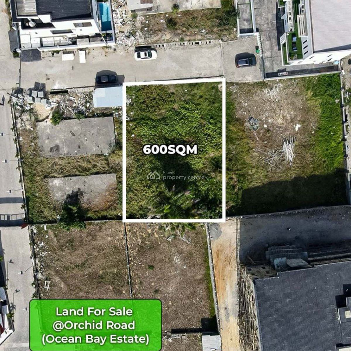 600sqm Land in a Gated and Secured Estate with Global Cofo, Ocean Bay Estate, Orchid Road, Lekki, Lagos, Residential Land for Sale