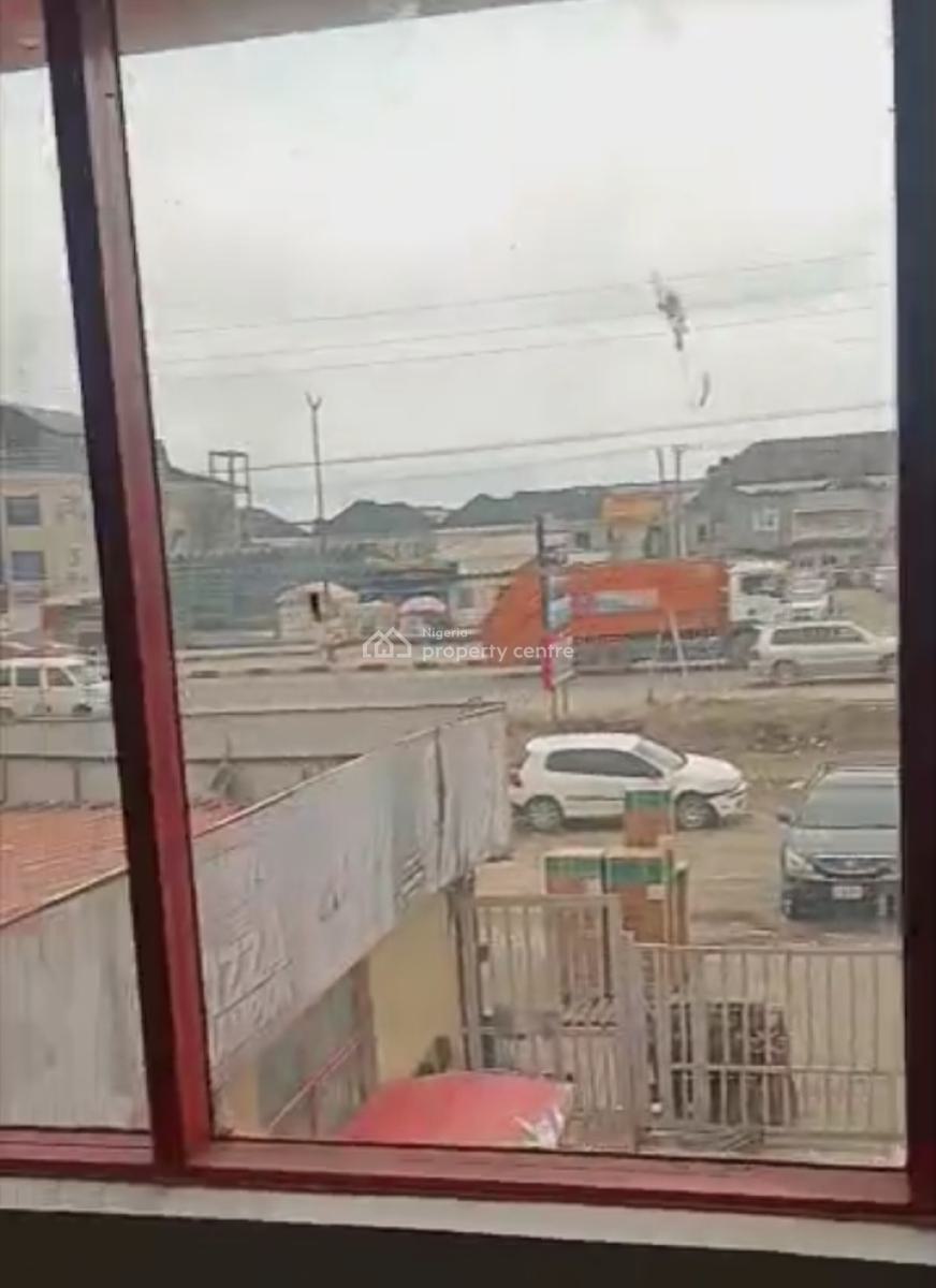 Commercial Building of Abott 210sqm Facing Express Way, Facing The Express Close to Road Safety By The Turning, Olokonla, Ajah, Lagos, Shop for Rent