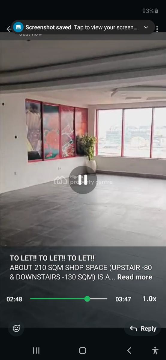 Commercial Building of Abott 210sqm Facing Express Way, Facing The Express Close to Road Safety By The Turning, Olokonla, Ajah, Lagos, Shop for Rent