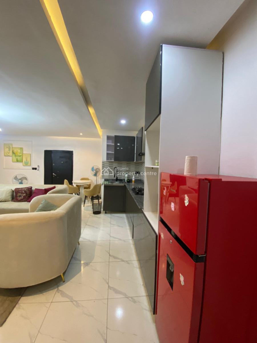 2 Bedroom Fully Furnished Flat Apartment with Sola Inverter, Agungi Area, Lekki, Lagos, Flat / Apartment for Rent