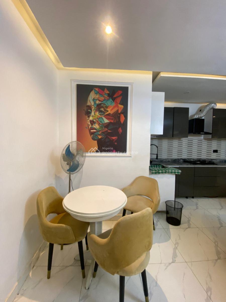 2 Bedroom Fully Furnished Flat Apartment with Sola Inverter, Agungi Area, Lekki, Lagos, Flat / Apartment for Rent