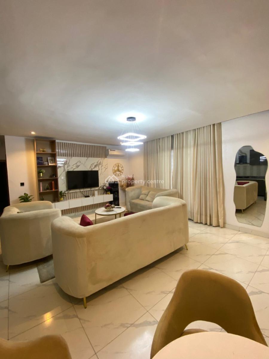 2 Bedroom Fully Furnished Flat Apartment with Sola Inverter, Agungi Area, Lekki, Lagos, Flat / Apartment for Rent