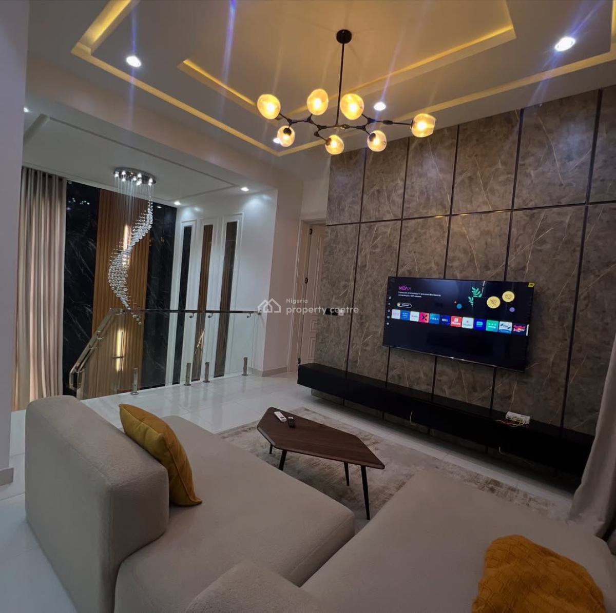 Fully Furnished Smart 5 Bedroom Detached Duplex with Pool and Gym Roo, Lekki Couty, Lekki, Lagos, Detached Duplex for Rent