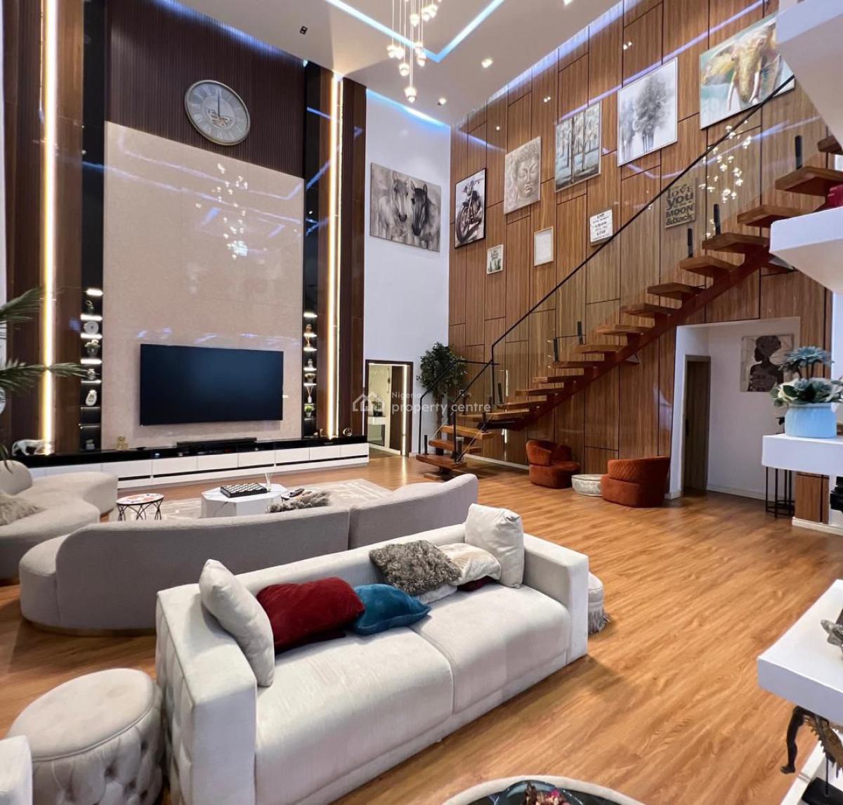 Luxurious Fully Furnished 5bedroom Detached Mansion, Osapa London, Lekki Phase 2, Lekki, Lagos, Detached Duplex for Sale