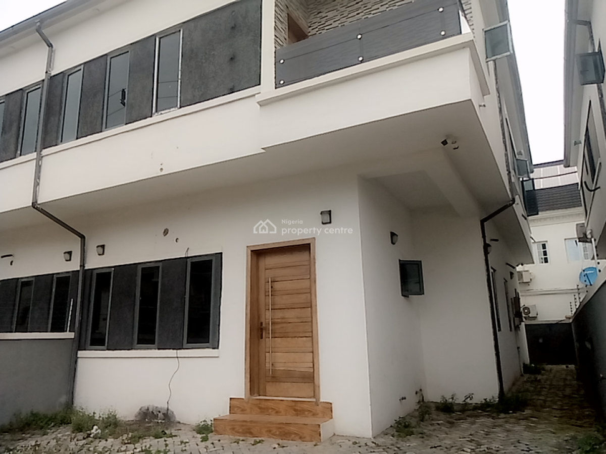a Neatly and Massively Built 4 Bedroom Semi Detached Duplex and a Bq, Agungi, Lekki, Lagos, Semi-detached Duplex for Rent