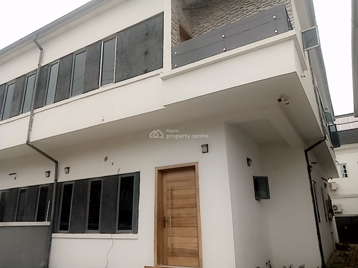 a Neatly and Massively Built 4 Bedroom Semi Detached Duplex and a Bq, Agungi, Lekki, Lagos, Semi-detached Duplex for Rent