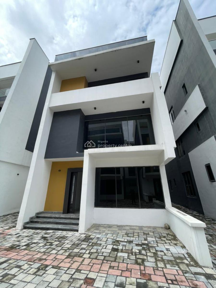 4 Bedrooms Fully Detached Duplex with a Bq, Chevron, Lekki, Lagos, Detached Duplex for Sale
