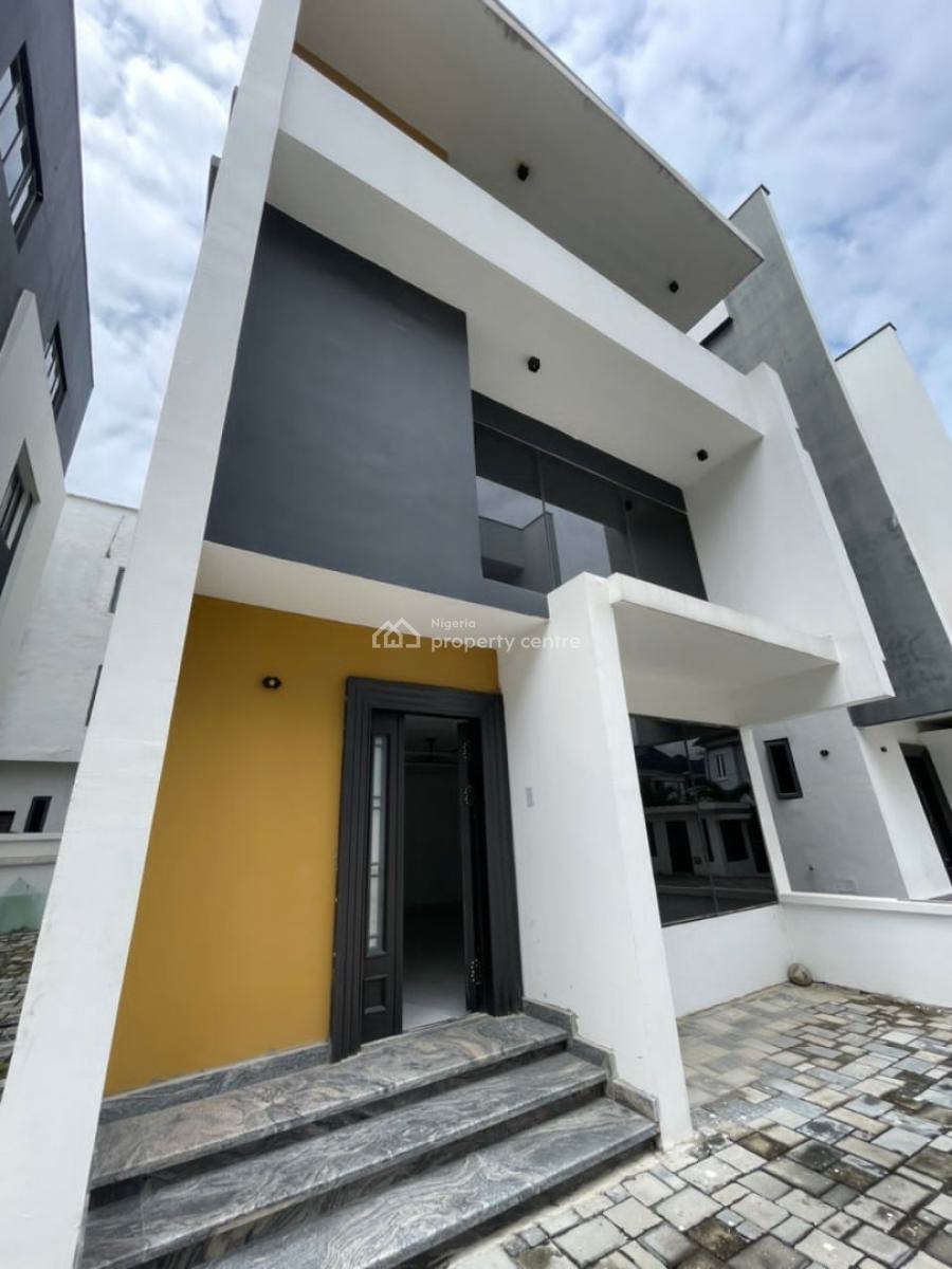 4 Bedrooms Fully Detached Duplex with a Bq, Chevron, Lekki, Lagos, Detached Duplex for Sale