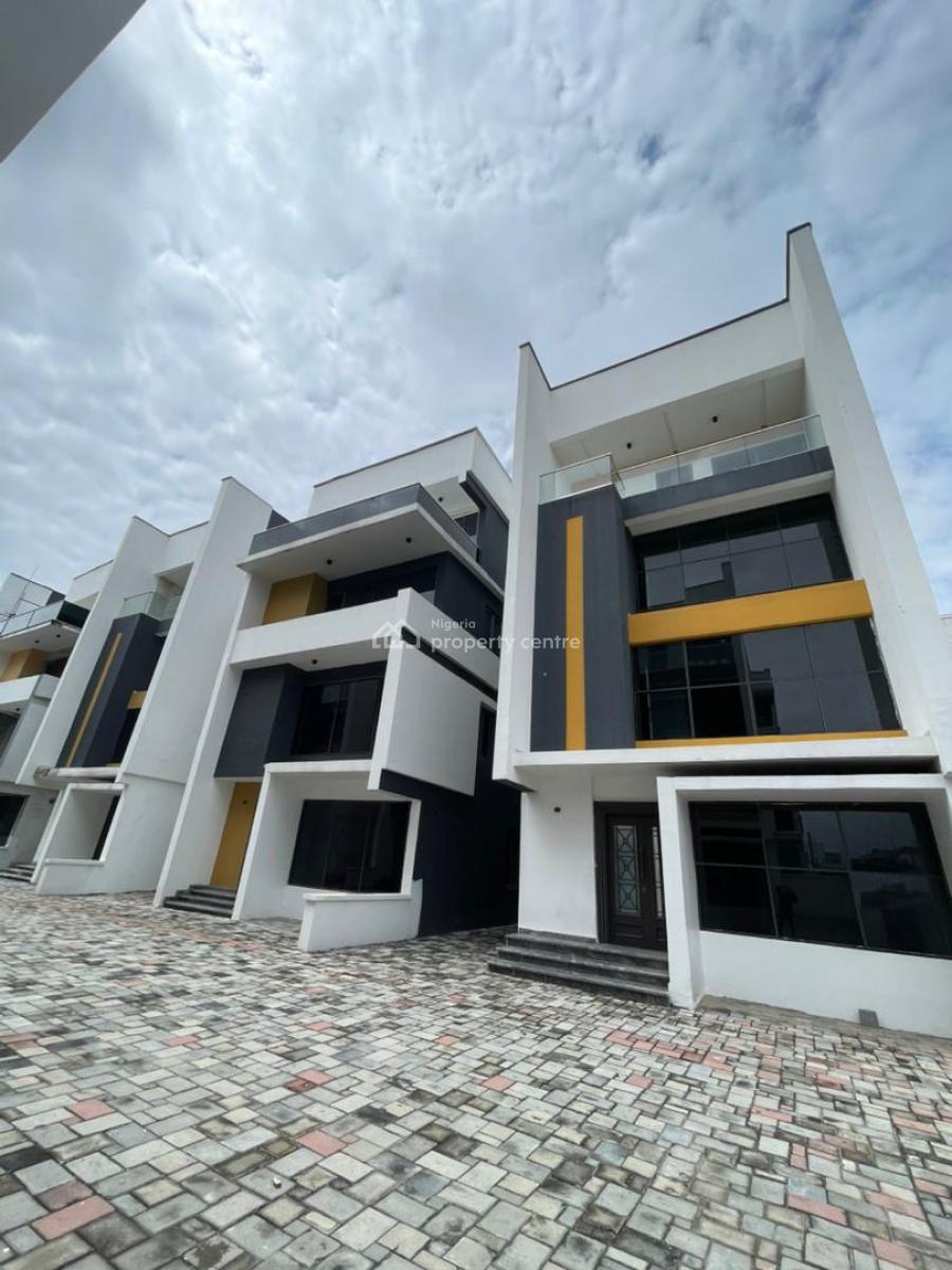 4 Bedrooms Fully Detached Duplex with a Bq, Chevron, Lekki, Lagos, Detached Duplex for Sale