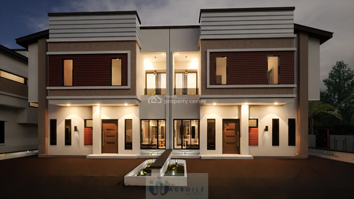 Your Dream 4-bedroom Semi-detached Home Awaits, Abijo Gra, Abijo, Lekki, Lagos, Semi-detached Duplex for Sale