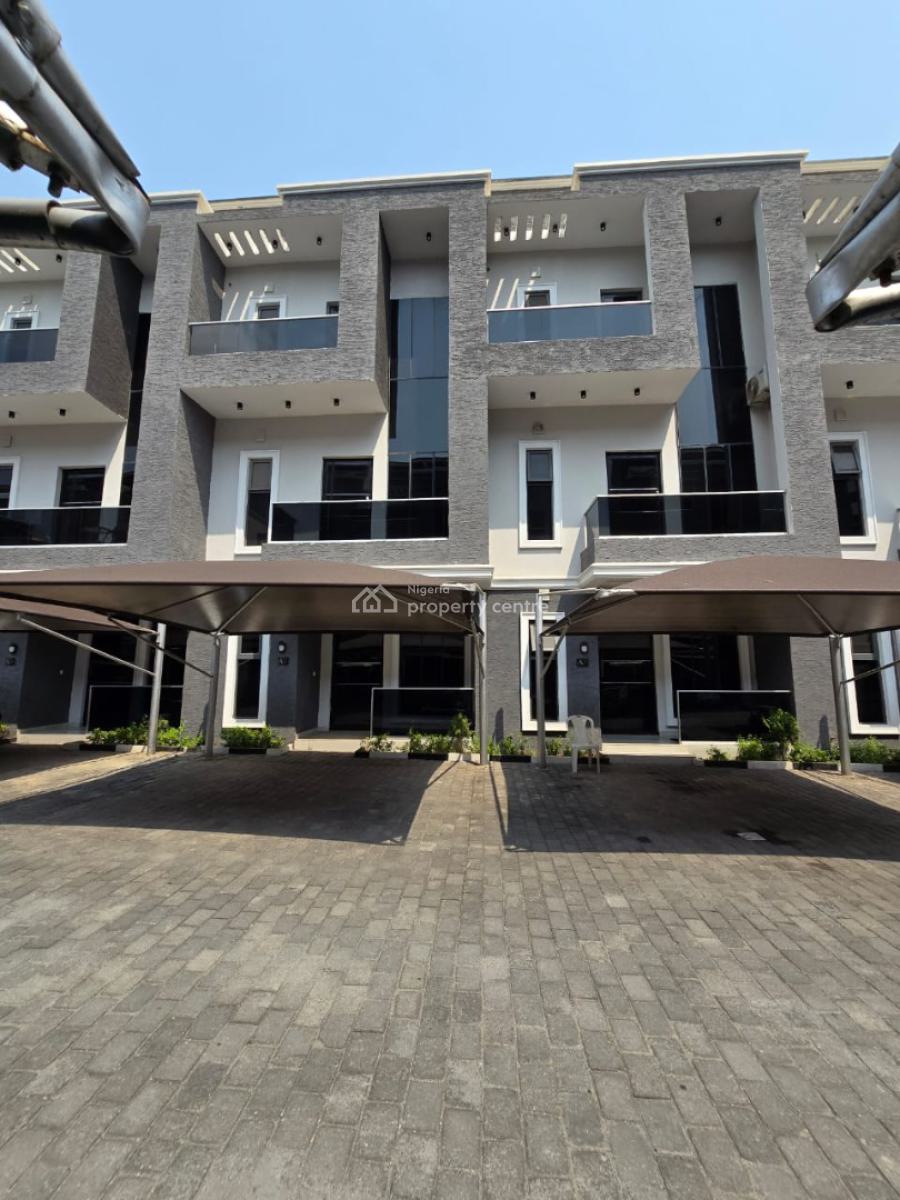 Top-notch Luxury Serviced 4 Bedroom Terrace with a Room Bq, Victoria Island (vi), Lagos, House for Sale