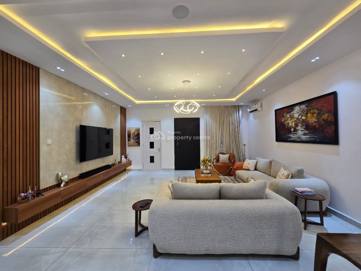Top-notch Luxury Serviced 4 Bedroom Terrace with a Room Bq, Victoria Island (vi), Lagos, House for Sale