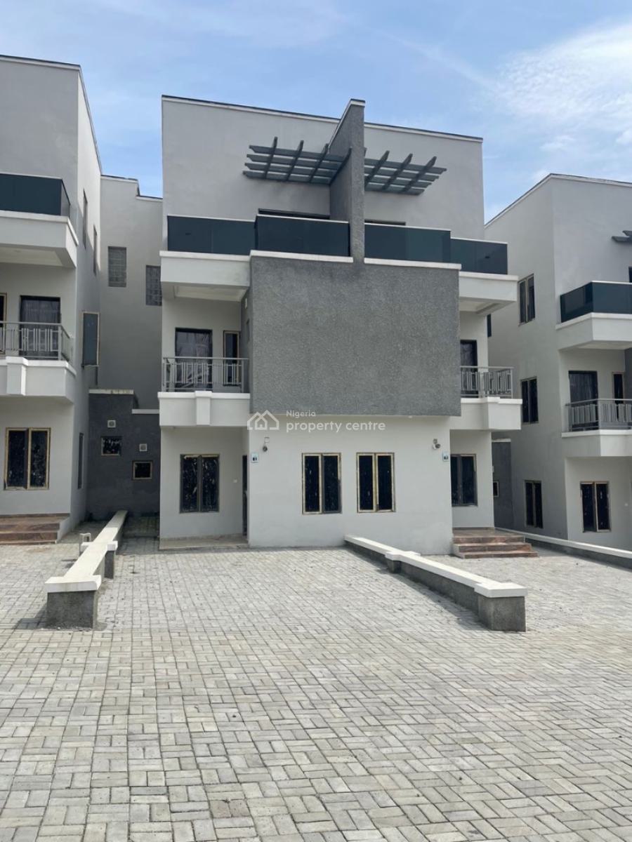 4 Bedrooms Terraced Duplex and a Bq, Guzape District, Abuja, Terraced Duplex for Sale