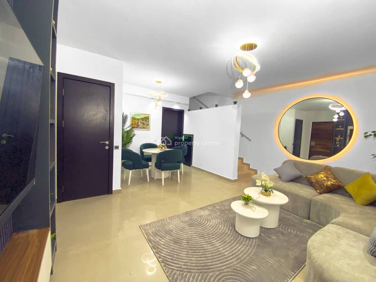 Exclusive 3-bedroom Maisonette -- Secure and Serene, 3 Ayodele Odubiyi Street, Lekki Phase 1, Lekki, Lagos, Terraced Duplex Short Let