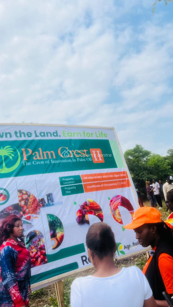 Palm Crest 2: Buy Acres of Palm Oil Plantation and Earn Yearly, Local Government, Imeko Afon, Ogun, Land for Sale