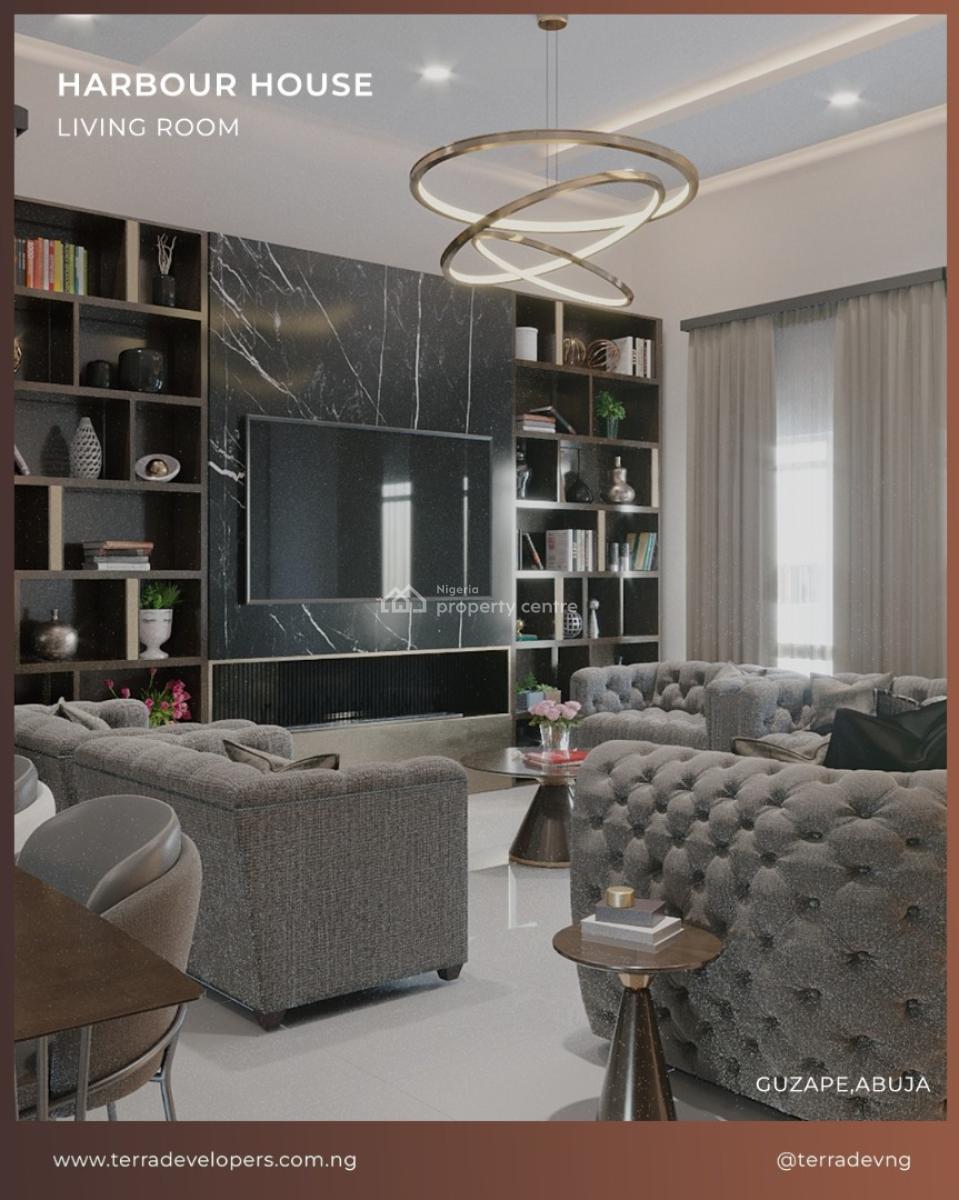 Ground and First Floor 3 Bedroom Maissonette with Bq, Alex Street, Guzape District, Abuja, House for Sale