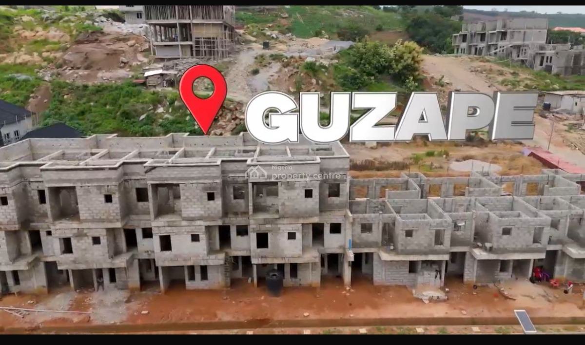 4bedroom Duplex with Bq and Basement, Fha Guzape, Guzape District, Abuja, Terraced Duplex for Sale