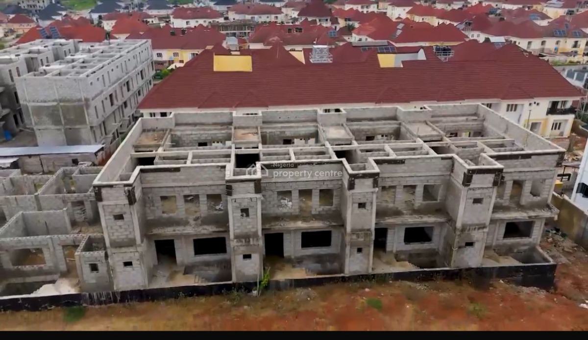 4bedroom Duplex with Bq and Basement, Fha Guzape, Guzape District, Abuja, Terraced Duplex for Sale