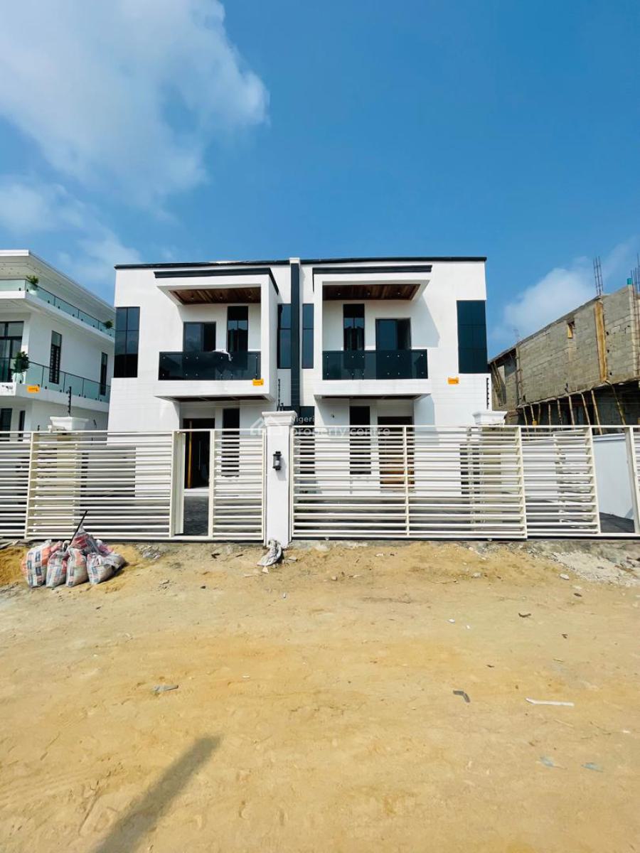 4 Bedroom Semi Detached Duplex with Bq, Chevron, Lekki Phase 2, Lekki, Lagos, Detached Duplex for Sale