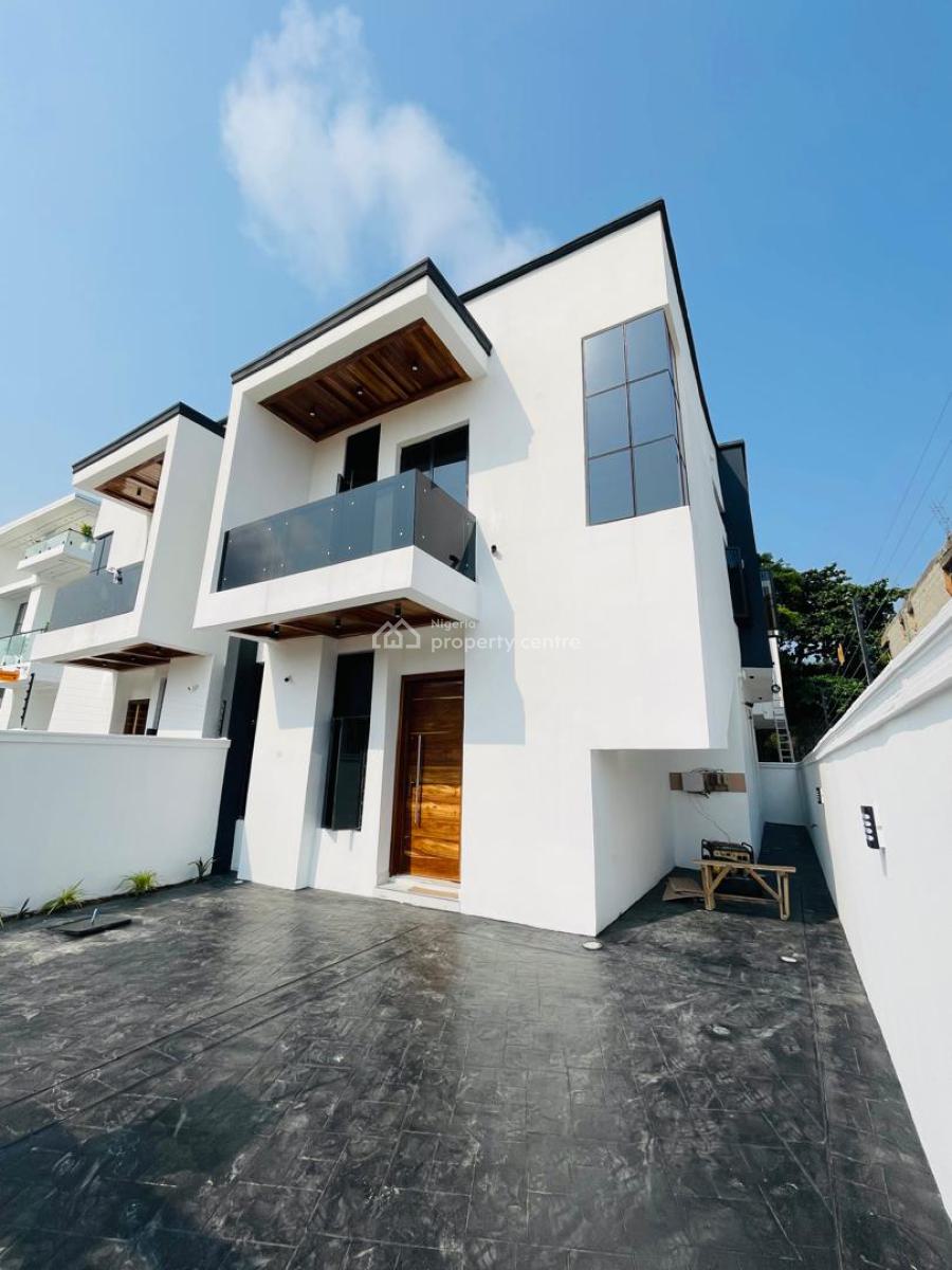 4 Bedroom Semi Detached Duplex with Bq, Chevron, Lekki Phase 2, Lekki, Lagos, Detached Duplex for Sale