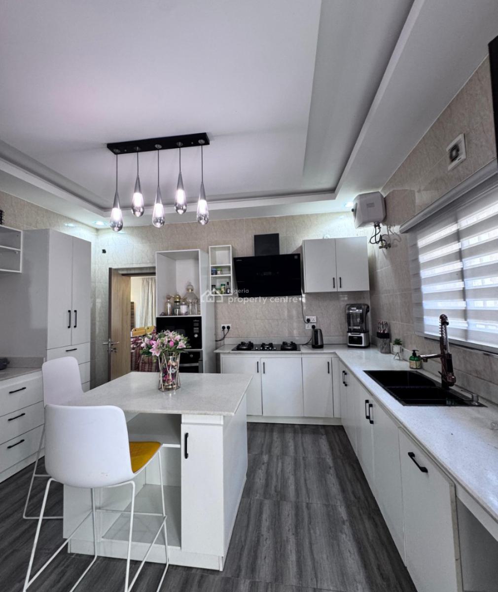 Fully Furnished 4 Bedroom Detached Duplex with Bq, By Nizamiye Hospital, Karmo, Abuja, Detached Duplex for Sale