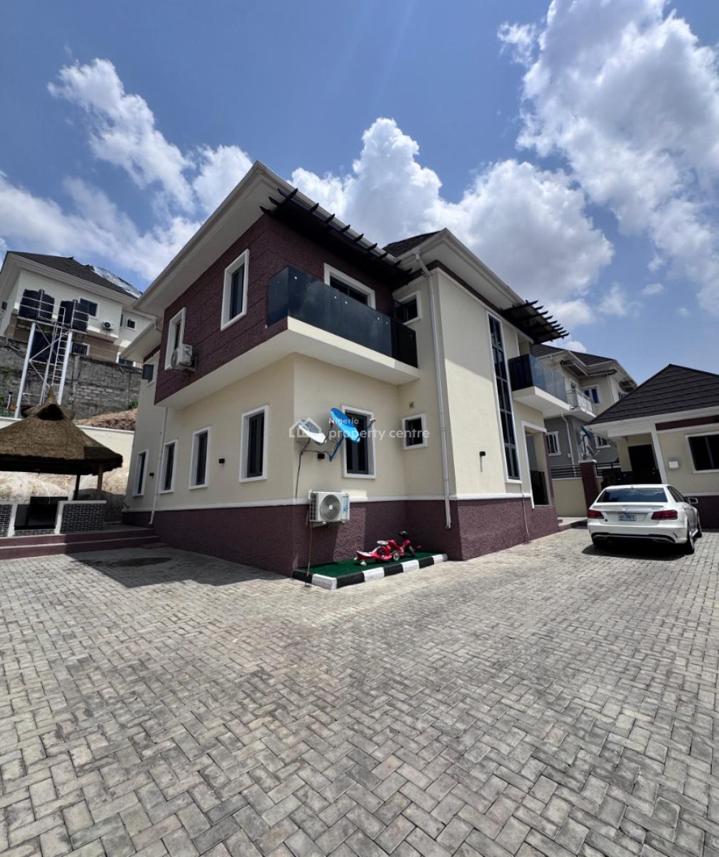 Fully Furnished 4 Bedroom Detached Duplex with Bq, By Nizamiye Hospital, Karmo, Abuja, Detached Duplex for Sale