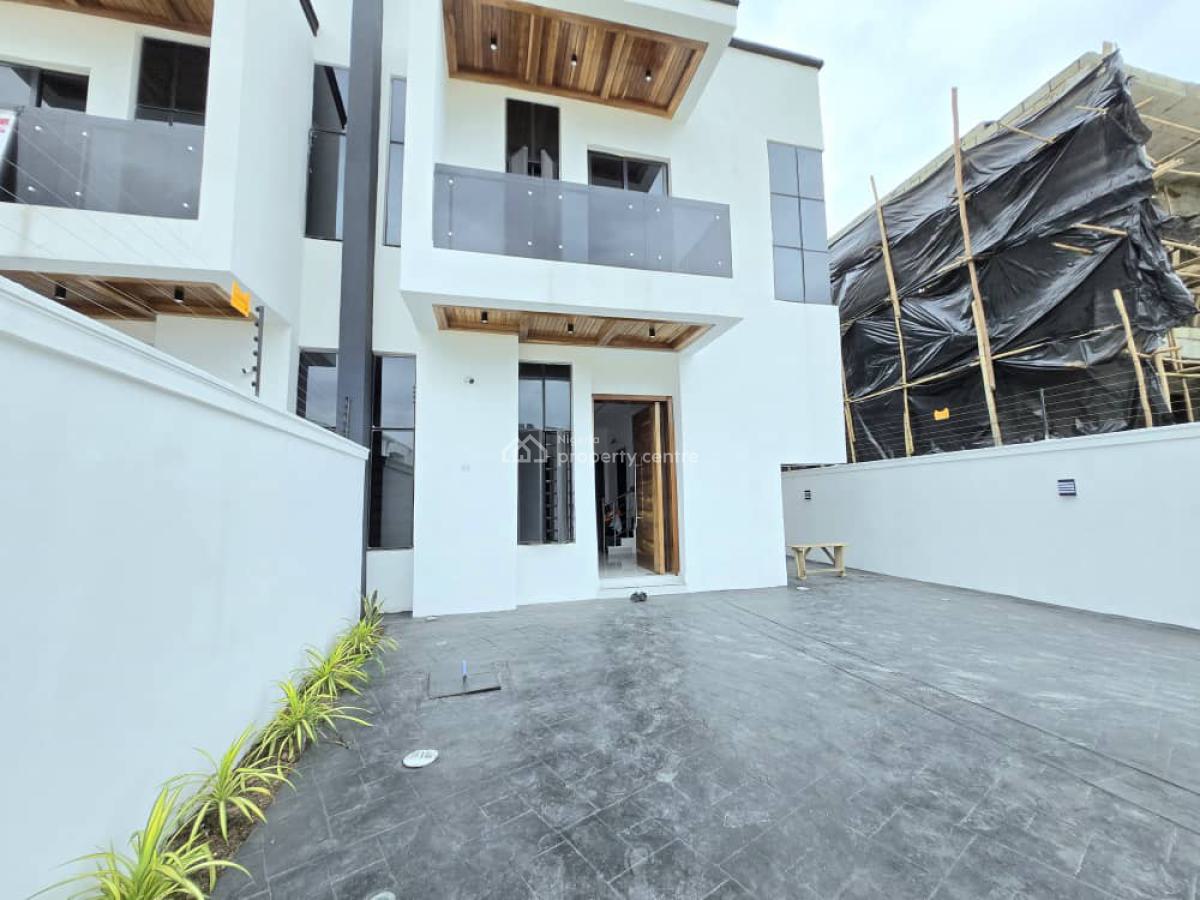 Contemporary Spacious 4 Bedroom Semi-detached Duplex with Bq, Chevron, Lekki, Lagos, Semi-detached Duplex for Sale