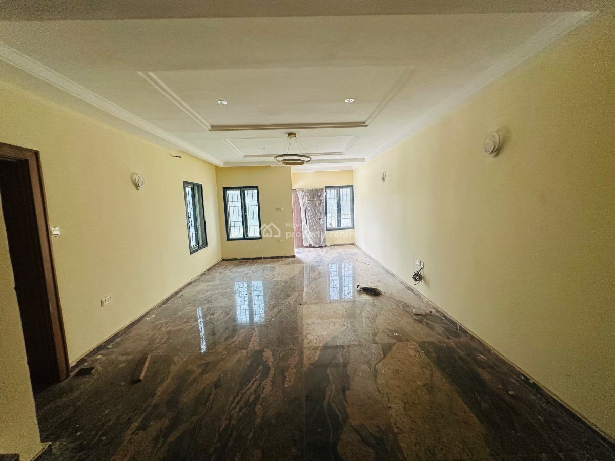 Brown New 4 Bedroom Terrace Duplex with Bq, Serene Environment, Guzape District, Abuja, Terraced Duplex for Rent