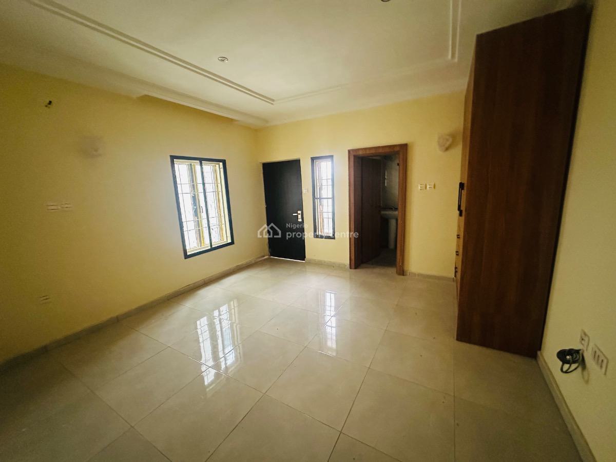 Brown New 4 Bedroom Terrace Duplex with Bq, Serene Environment, Guzape District, Abuja, Terraced Duplex for Rent