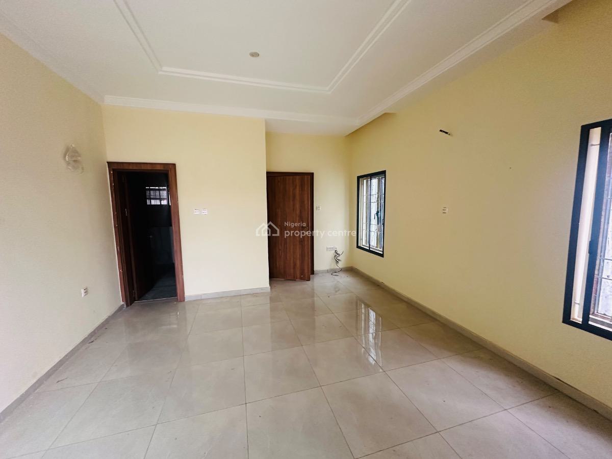 Brown New 4 Bedroom Terrace Duplex with Bq, Serene Environment, Guzape District, Abuja, Terraced Duplex for Rent