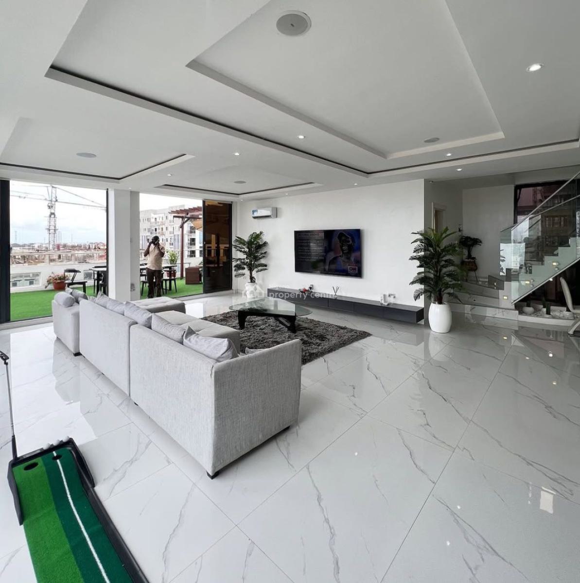 Tastefully Furnished 3 Bedroom Maisonette, Lekki Phase 1, Lekki, Lagos, House for Rent
