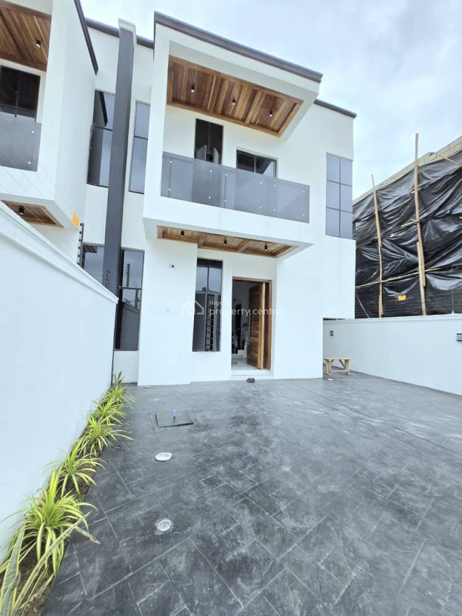 Contemporary Spacious 4 Bedroom Semi-detached Duplex with Bq, Chevron, Lekki, Lagos, Semi-detached Duplex for Sale