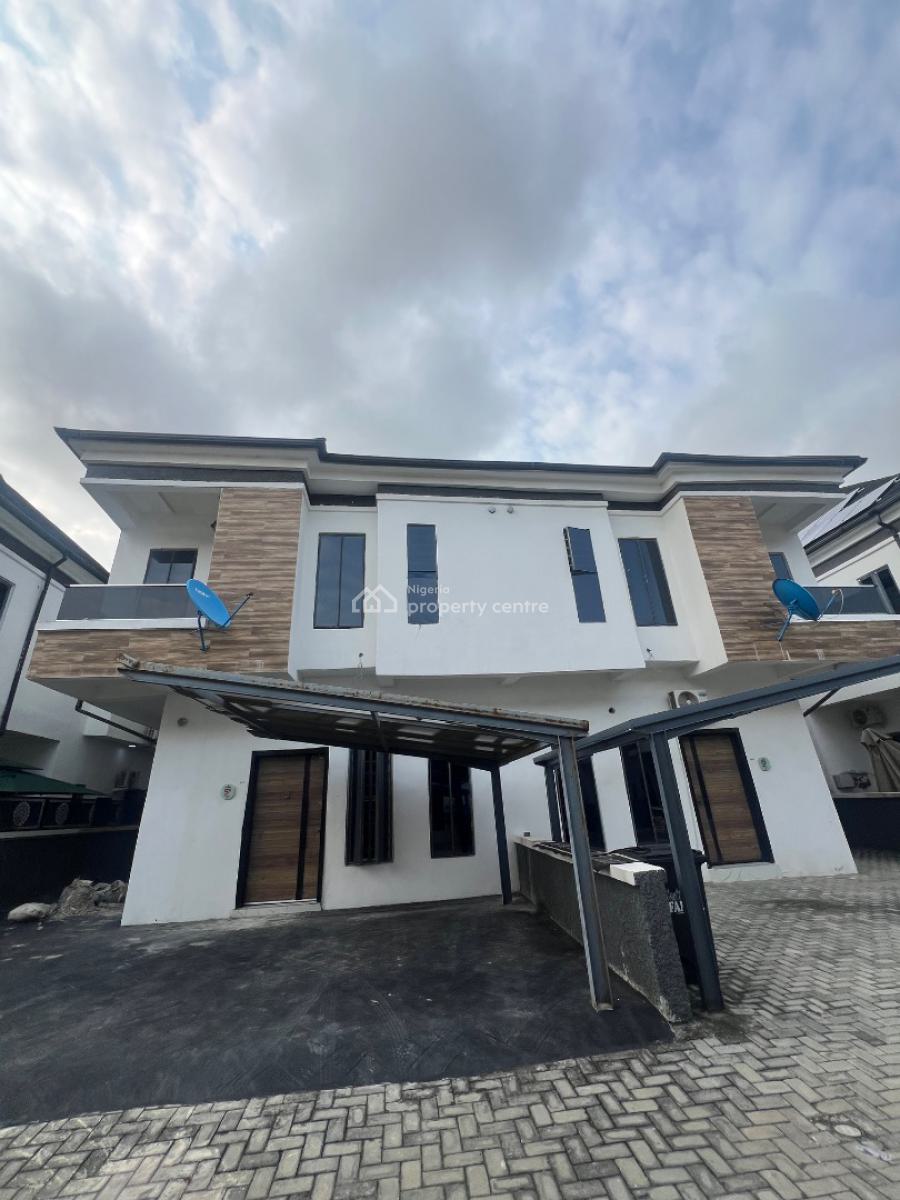 Contemporary Built 4 Bedroom Semi Detached Duplex with Bq, Vgc, Lekki, Lagos, Semi-detached Duplex for Rent