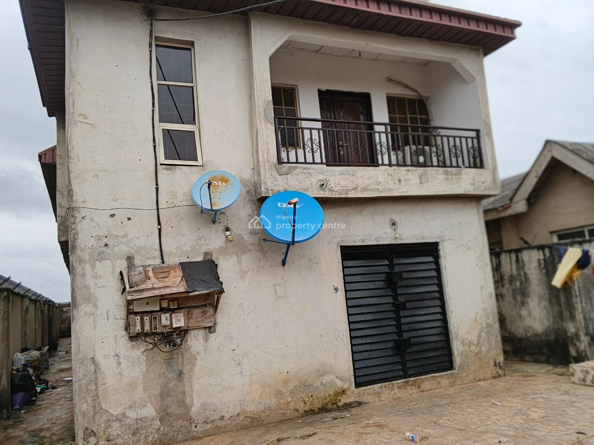 Neat 2 Bedroom Flat Upstairs All Tiles Floor Prepaid Mater No Landlord, Itele Close to Ayobo Lagos, Ado-odo/ota, Ogun, Flat / Apartment for Rent
