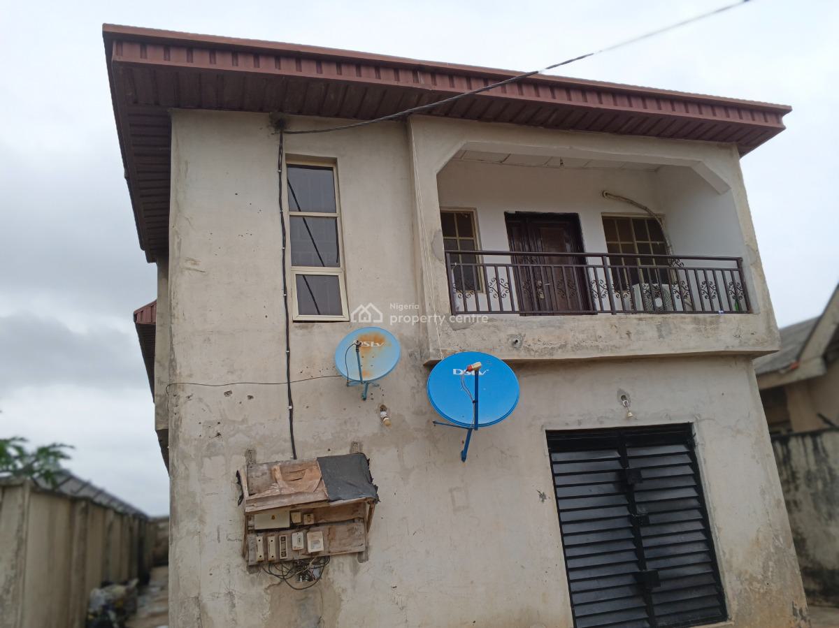 Neat 2 Bedroom Flat Upstairs All Tiles Floor Prepaid Mater No Landlord, Itele Close to Ayobo Lagos, Ado-odo/ota, Ogun, Flat / Apartment for Rent
