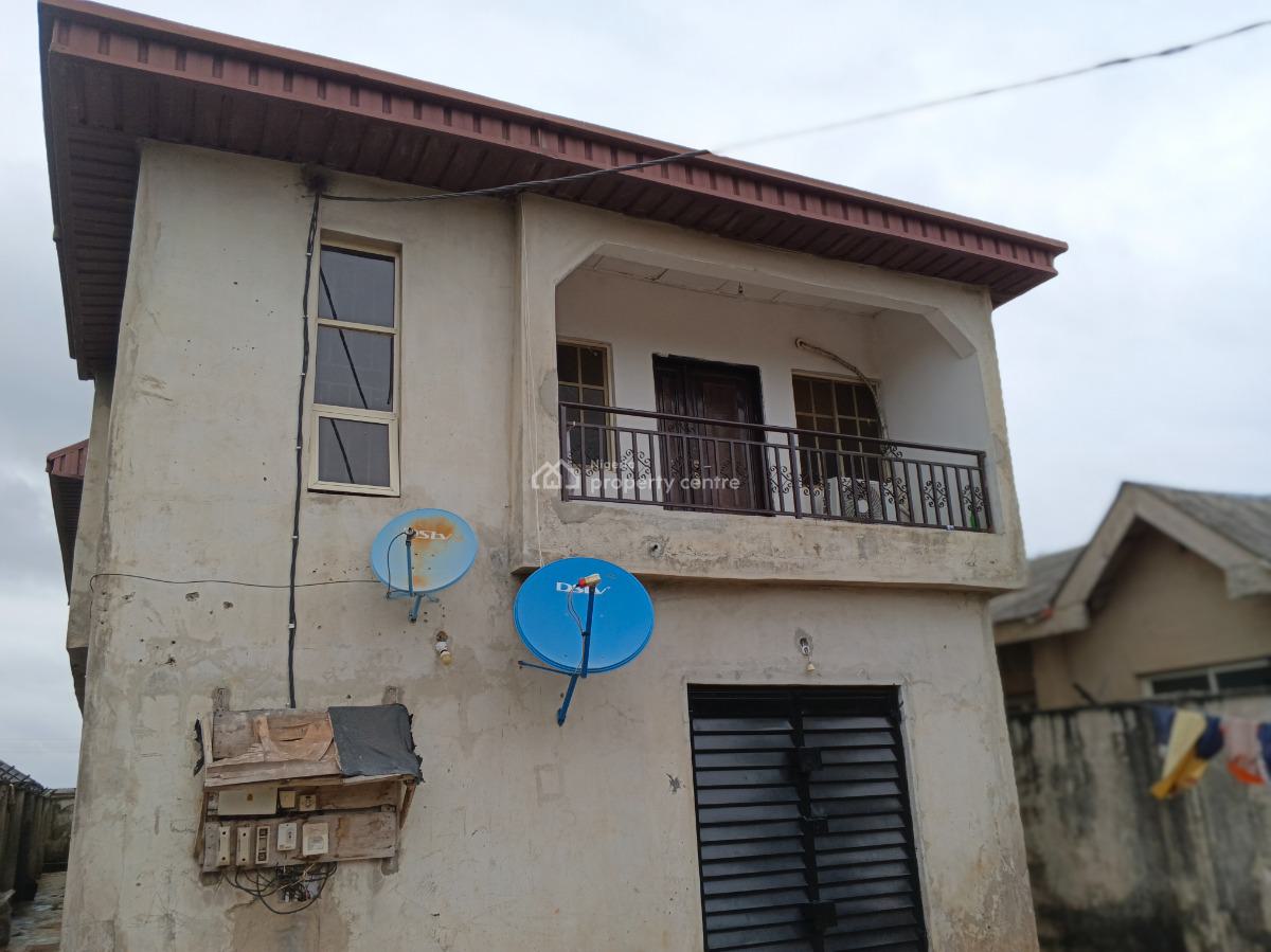 Neat 2 Bedroom Flat Upstairs All Tiles Floor Prepaid Mater No Landlord, Itele Close to Ayobo Lagos, Ado-odo/ota, Ogun, Flat / Apartment for Rent