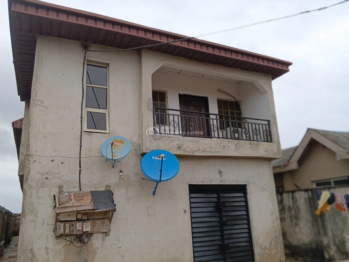 Neat 2 Bedroom Flat Upstairs All Tiles Floor Prepaid Mater No Landlord, Itele Close to Ayobo Lagos, Ado-odo/ota, Ogun, Flat / Apartment for Rent