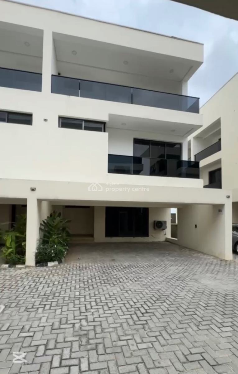 Waterfront Serviced 4 Bedrooms Terraced Duplex + Bq, Pool, Gym, Lekki Phase 1, Lekki, Lagos, Terraced Duplex for Rent