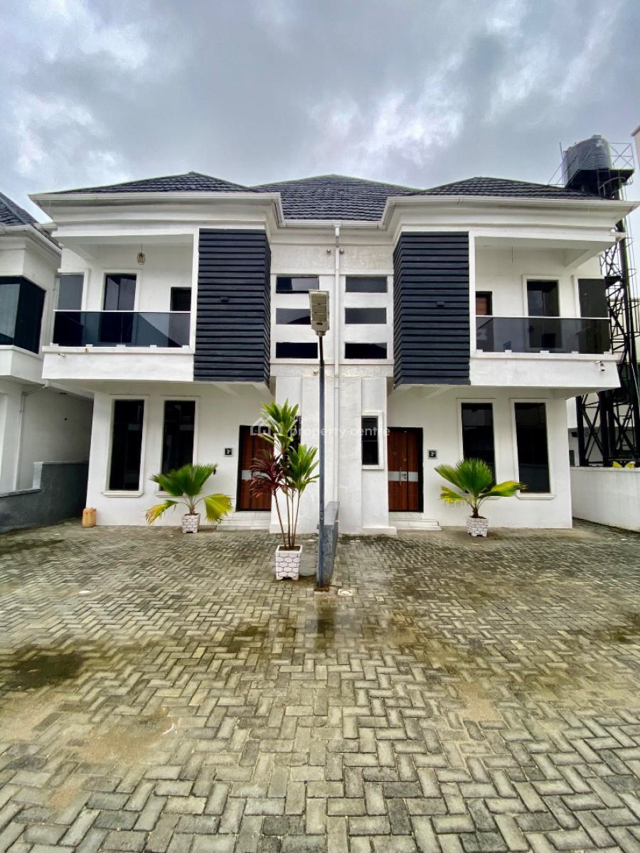 Very Good Deal! Exquisite Well Built 4 Bedroom Semi Detached Duplex, Orchid Road.  Secured, Beautiful and Serene Estate, Lekki, Lagos, Semi-detached Duplex for Sale