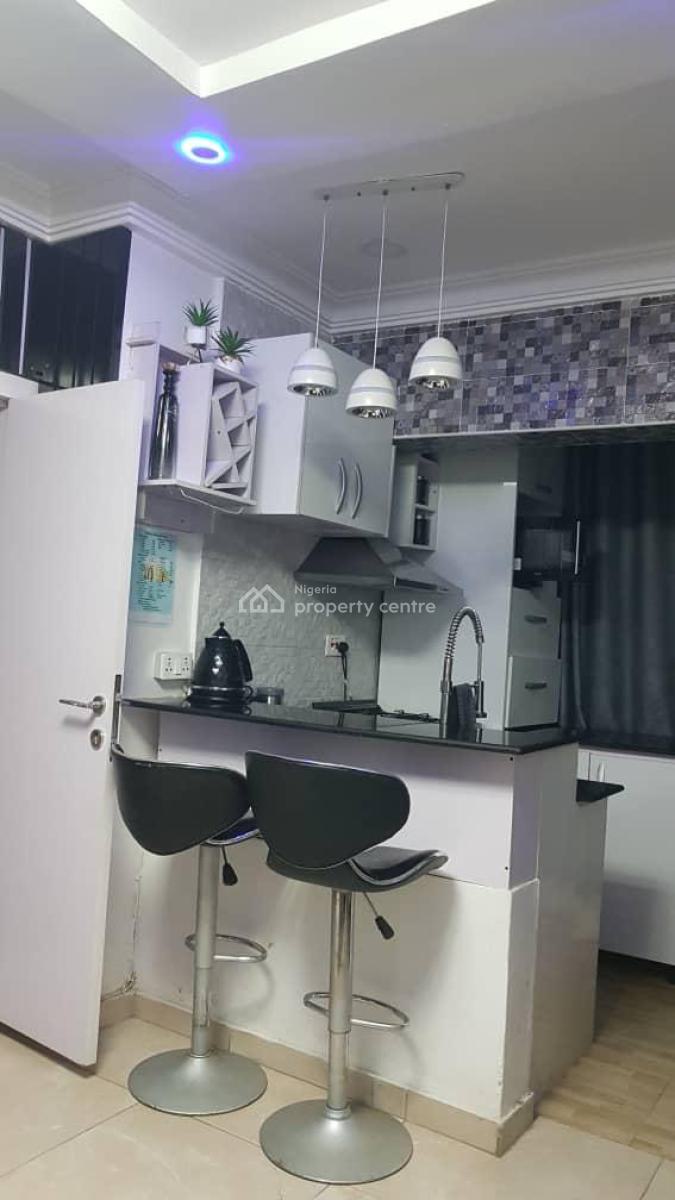 Fully Furnished & Serviced Miniflat + Swimming Pool, Ikate Elegushi, Lekki, Lagos, Mini Flat (room and Parlour) for Rent