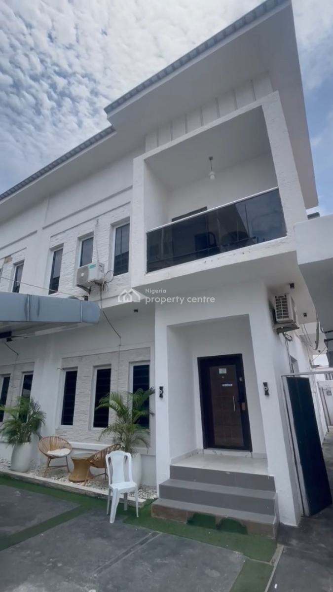 Serviced 3brm Terrace Duplex with a Bq, Orchid Road Before Roundabout Lekki, Lekki, Lagos, Terraced Duplex for Rent