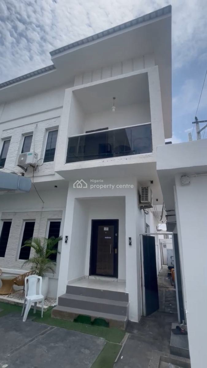 Serviced 3brm Terrace Duplex with a Bq, Orchid Road Before Roundabout Lekki, Lekki, Lagos, Terraced Duplex for Rent