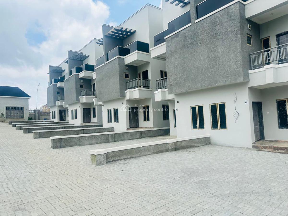 Brand New 4 Bedroom Terrace Duplex, Guzape Hills, Guzape District, Abuja, Terraced Duplex for Rent
