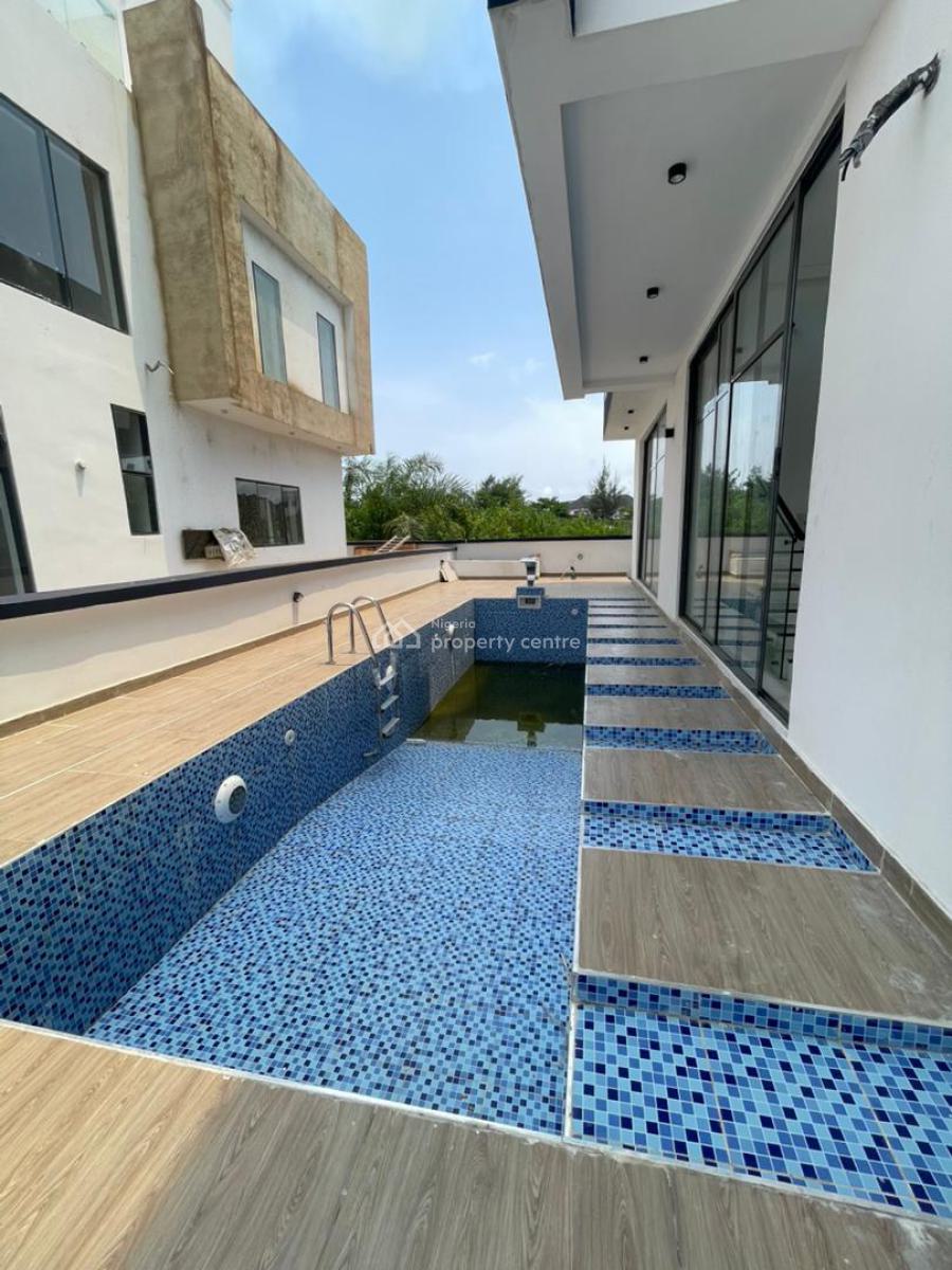 Fantastically Perched Luxury 5 Bed Smart Home with Swimming Pool, Cine, Ikota, Lekki, Lagos, Detached Duplex for Sale