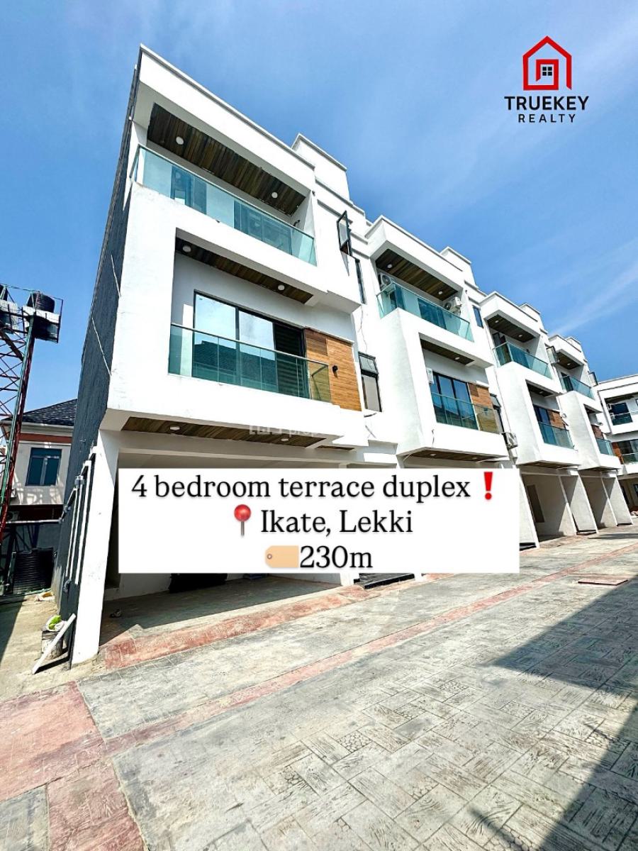 4 Bedroom Terrace Duplex, Ikate Elegushi, Lekki, Lagos, Terraced Duplex for Sale