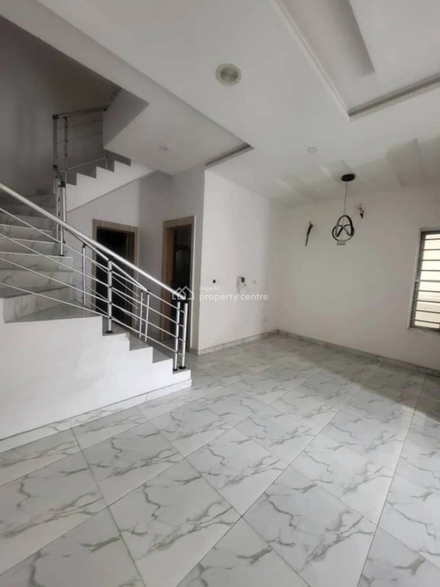 Spacious 4 Bedroom Semi Detached Duplex with Bq, Chevron, Lekki, Lagos, Semi-detached Duplex for Rent
