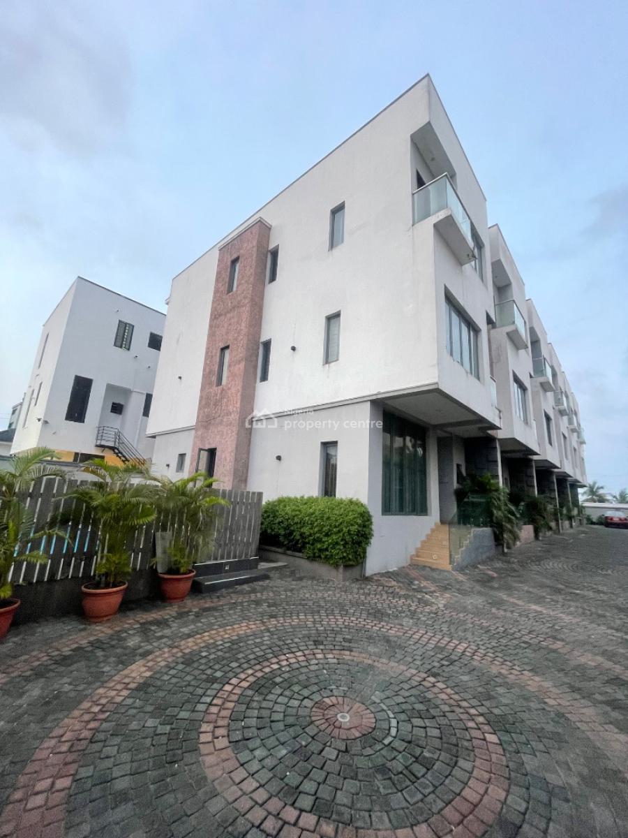 Standard 4bedrooms Terrace Duplex with Room Boys Quarters, Oniru, Victoria Island (vi), Lagos, Terraced Duplex for Rent