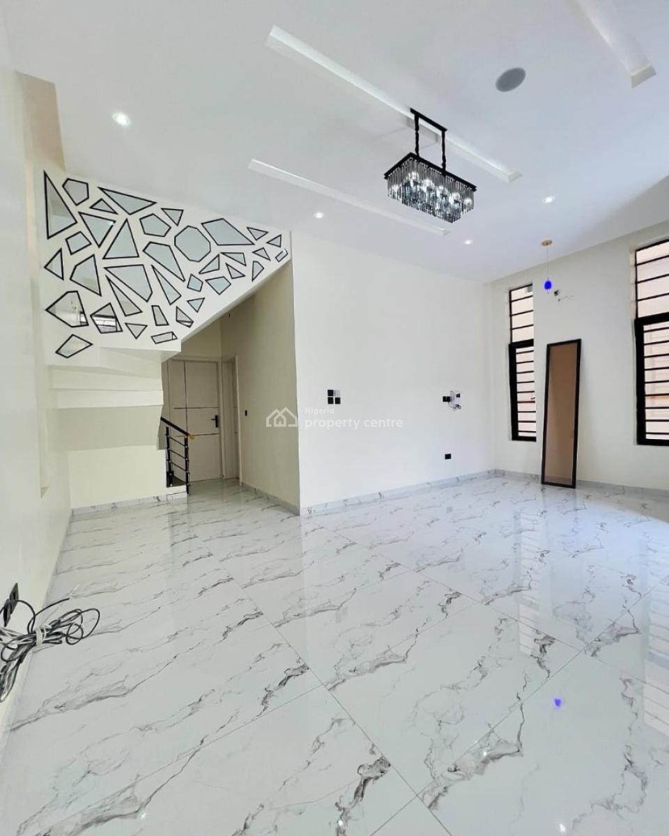 Fully Detached 4 Bedroom Smart Home Duplex with Bq, Lagos Business School, Ajah, Lagos, Terraced Duplex for Sale