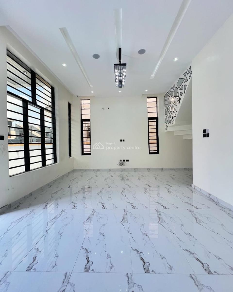 Fully Detached 4 Bedroom Smart Home Duplex with Bq, Lagos Business School, Ajah, Lagos, Terraced Duplex for Sale